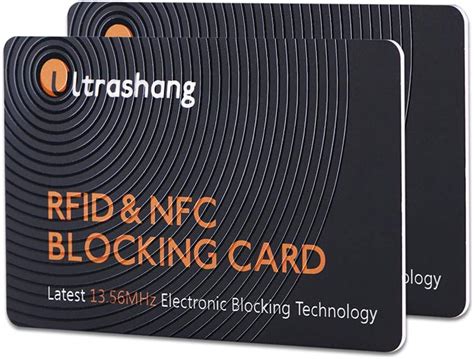 Ultrashang 2Pcs RFID Blocking Card, Fuss